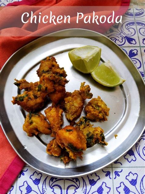 Chicken Pakora Recipe Crispy Chicken Pakoda