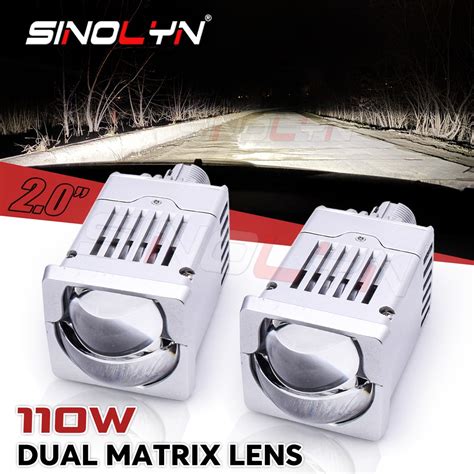 Sinolyn Mini Driving Light Bi LED Hyperboloid Matrix Light LED