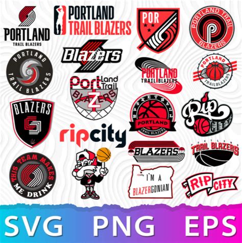 Portland Trail Blazers Logo SVG, Trail Blazers PNG, Blazers | Inspire Uplift