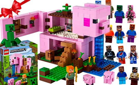 Klocki Lego Dla Dzieci Minecraft Domek Dom Winka Allegro Pl