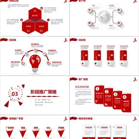 红色大气活动营销方案销售策划ppt模板ppt模板 【ovo图库】