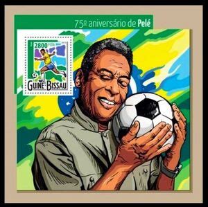 Stamp Th Anniversary Of The Birth Of Pele Guinea Bissau Pel Th