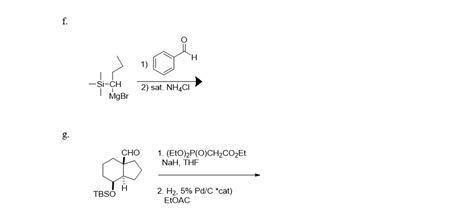 Solved Draw The Structure For The Major Reaction Product And