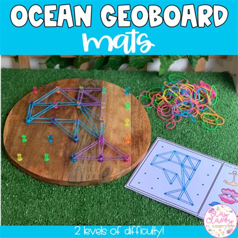 Geoboard Mats Bundle Stay Classy Classrooms