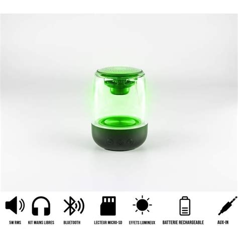 Pack Enceintes Sans Fil Portable Bluetooth Radio Fm Batterie