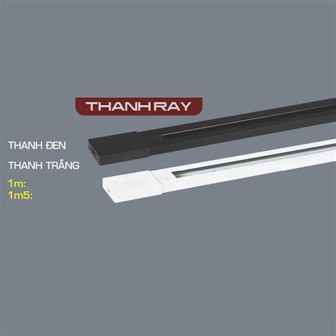 thanh ray anfaco thanh trang den