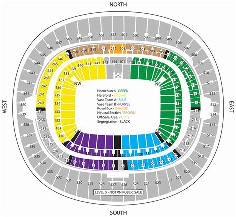 Wembley Stadium Layout Seating