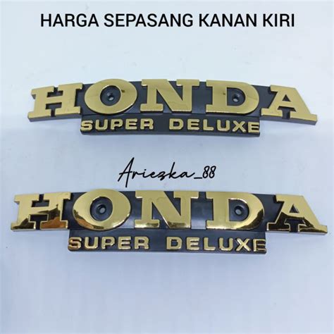 Jual Emblem Tangki Honda Gl Super Deluxe Emblem Honda Tangki Gl