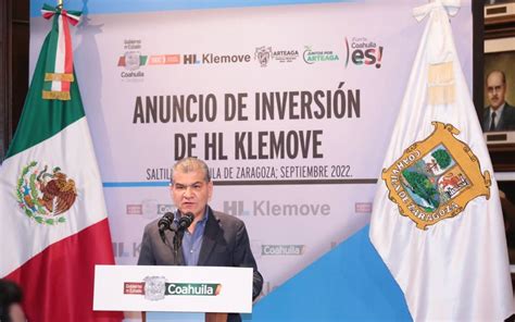 Anuncia MARS nueva inversión en Coahuila de HL Klemove El Sol de la