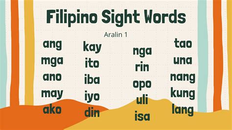 Dolch Basic Sight Words Grade 3 Tagalog - Printable Templates Free