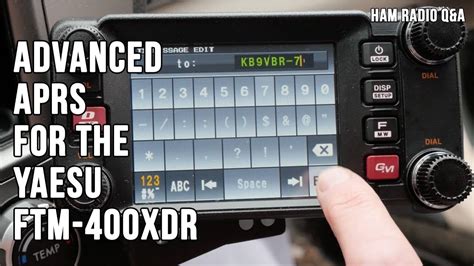 Advanced Aprs Features Of The Yaesu Ftm Xdr Ham Radio Q A Youtube