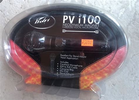 New Peavey Pvi Xlr Wired Dynamic Cardioid Vocal Reverb