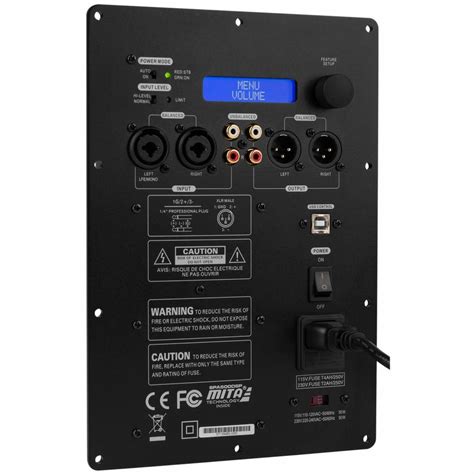 Dayton Audio Spa Dsp Sub Plate Verst Rker Kaufen Soundimports