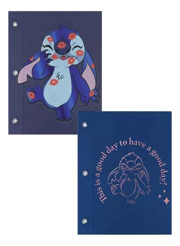 Carpeta Dos Tapas Stitch Cordon Nº3 Mooving