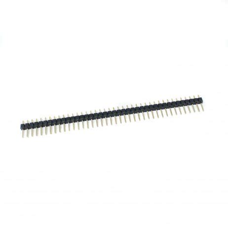 Buy 2.54mm 1×40 Pin Male Single Row Straight Short Header Strip (Pack ...