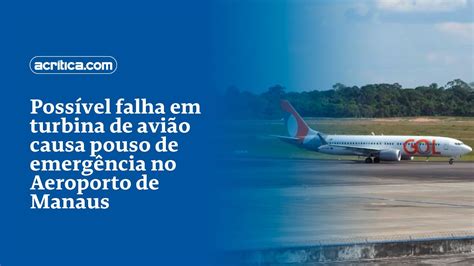 Possível falha em turbina de avião causa pouso de emergência no