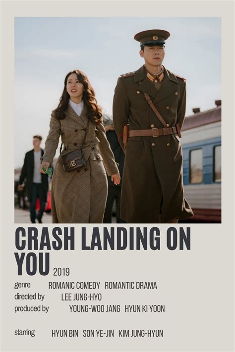 Crash Landing On You Poster - Minimalist Poster Store