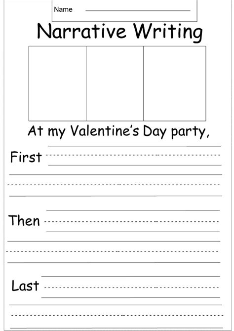 Free Narrative Writing Printable