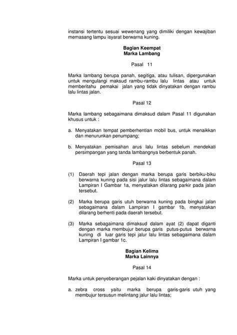 Km Tahun Ttg Marka Jalan Pdf