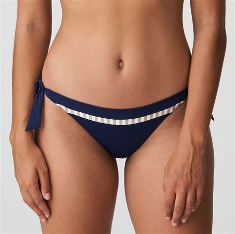 Primadonna Swim Ocean Mood Water Blue Bikini Briefs Waist Ropes