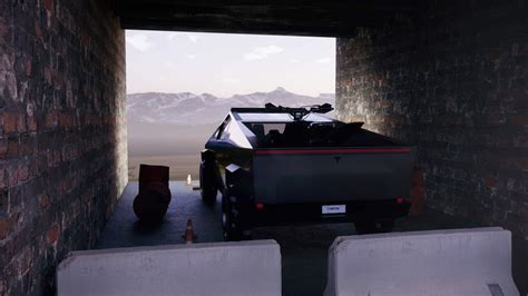 Tesla Cybertruck & Atv Scene - 3D Model by ogunkoyaolalekan