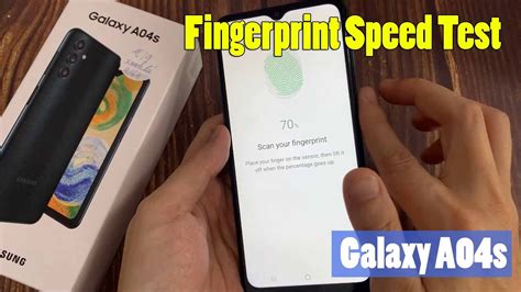 Samsung Galaxy A04s Fingerprint Speed Test Youtube