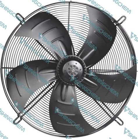 230V 3 Phase Axial Fan Cooling Ventilation AC Axial Fan With 5 9 Metal