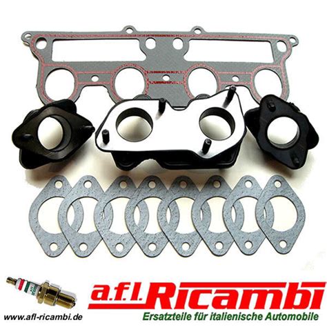 Vergaserflanschsatz Set Carburettor Flanges Alfa Spider Bertone Giulia