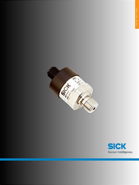 PBT-RB010SG2SE0ALA0Z datasheet(1/7 Pages) SICK | PRESSURE SENSORS