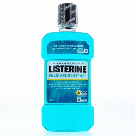 Listerine Fra Cheur Intense Bain De Bouche Flacon Ml Pharmacie