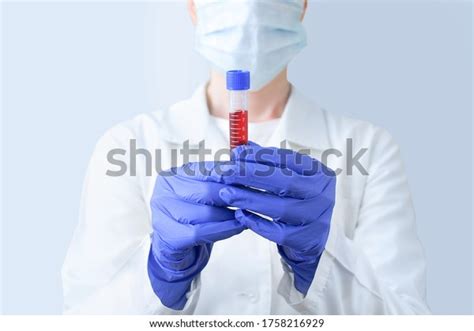 Laboratory Doctor Test Tube Blood Tests Stock Photo 1758216929 ...