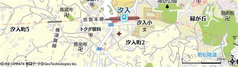 神奈川県横須賀市汐入町2丁目45の地図 住所一覧検索｜地図マピオン