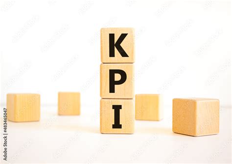 Kpi Key Performance Indicator Symbol Concept Word Kpi Key