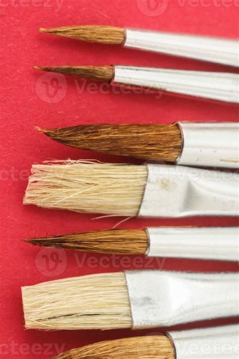 Paint Brush Close Up 17475432 Stock Photo At Vecteezy