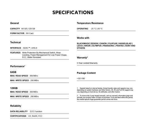 UHS-II SD Card（V90）