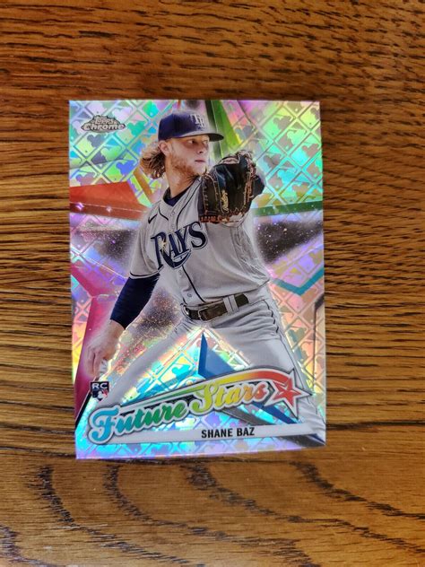 2022 Topps Chrome Shane Baz RC Future Stars Logofractor