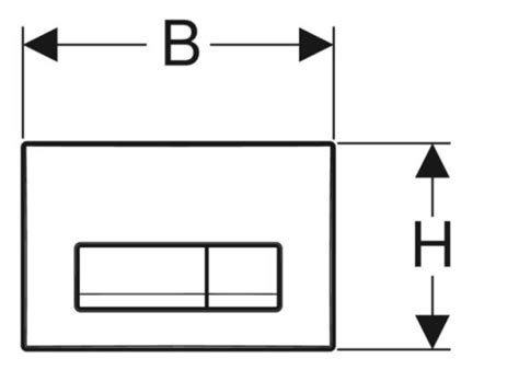 Przycisk Wc Delta Chrom Po Ysk Geberit