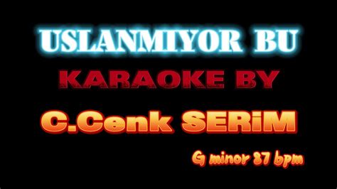 Uslanm Yor Bu Karaoke Zeynep Bast K Youtube