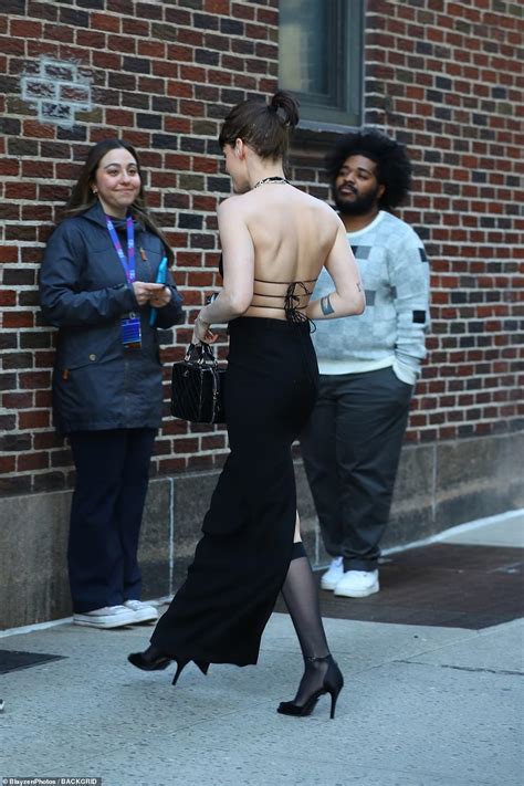 Kristen Stewart Puts On A Very Racy Display In A Backless Black Top And