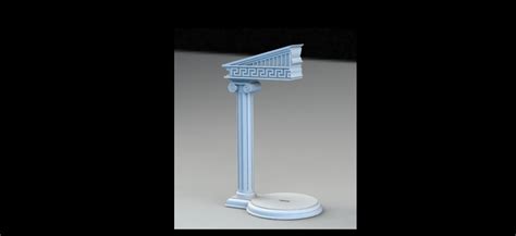 3d File Ruined Greek Temple Desk Terrarium 🏛️・3d Printer Model To Download・cults