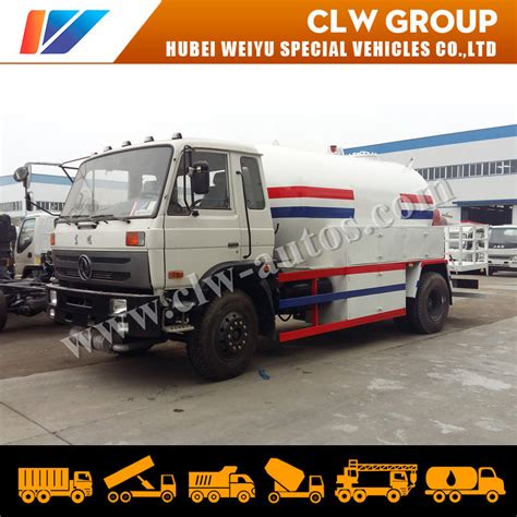 Dongfeng 5tons LPG Dispenser Truck 5mt 10cbm LPG Bobtail Truck With