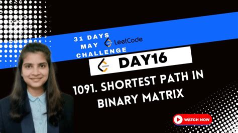 Shortest Path In Binary Matrix Youtube