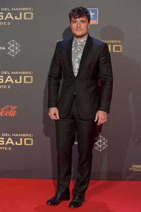 Josh Hutcherson at the #MockingjayMadrid Premiere