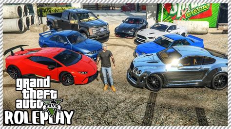 GTA 5 ROLEPLAY MY CAR COLLECTION Ep 300 Civ YouTube