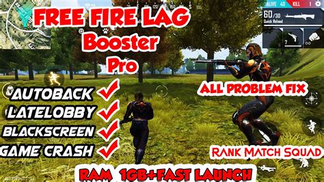 Best Game Booster For Free Fire How To Fix Free Fire Lag Problem