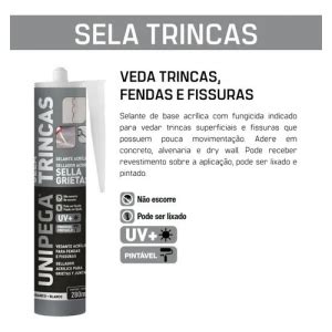 Sela Trincas G Ml Branco Unipega