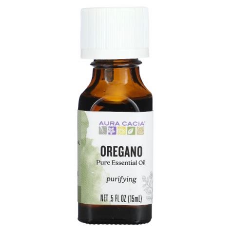 Aura Cacia Pure Essential Oil Oregano Fl Oz Ml Fl Oz