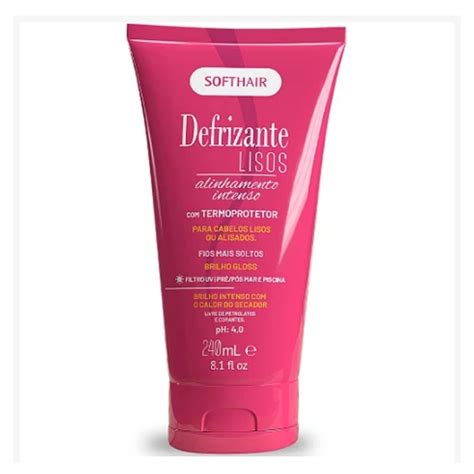 Soft Hair Protetor Termico - Protetor Térmico Defrizante Soft Hair Lisos Alinhamento Intenso 240ml ...