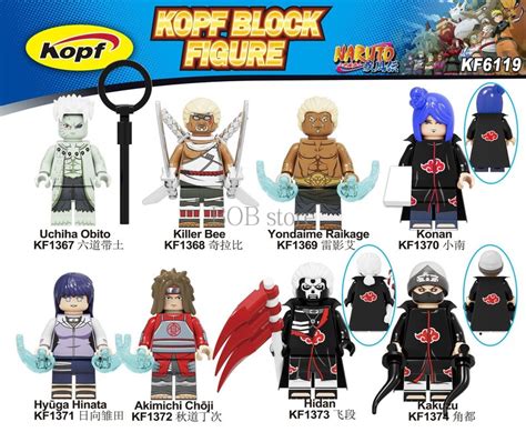 Minifigures Naruto Uzumaki Naruto Uchiha Itachi Sasuke Six Ways Tokashi