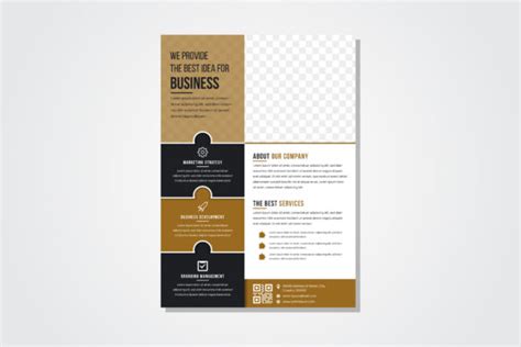 Gold Black Business Vertical Flyer Graphic By Noory Shopper Creative